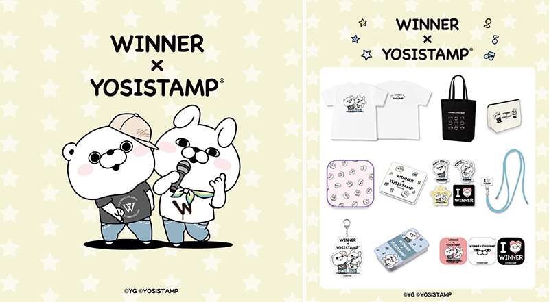 WINNER × YOSISTAMP COLLABORATION GOODS