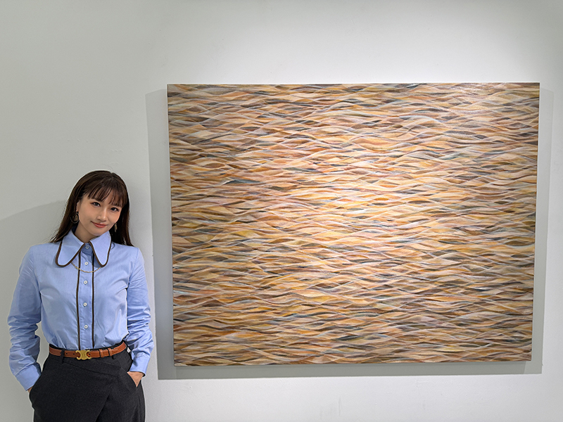 大塚愛　パネル AIO（大塚 愛）個展『呼吸のワルツ』本日開幕！音楽と絵画が織りなす